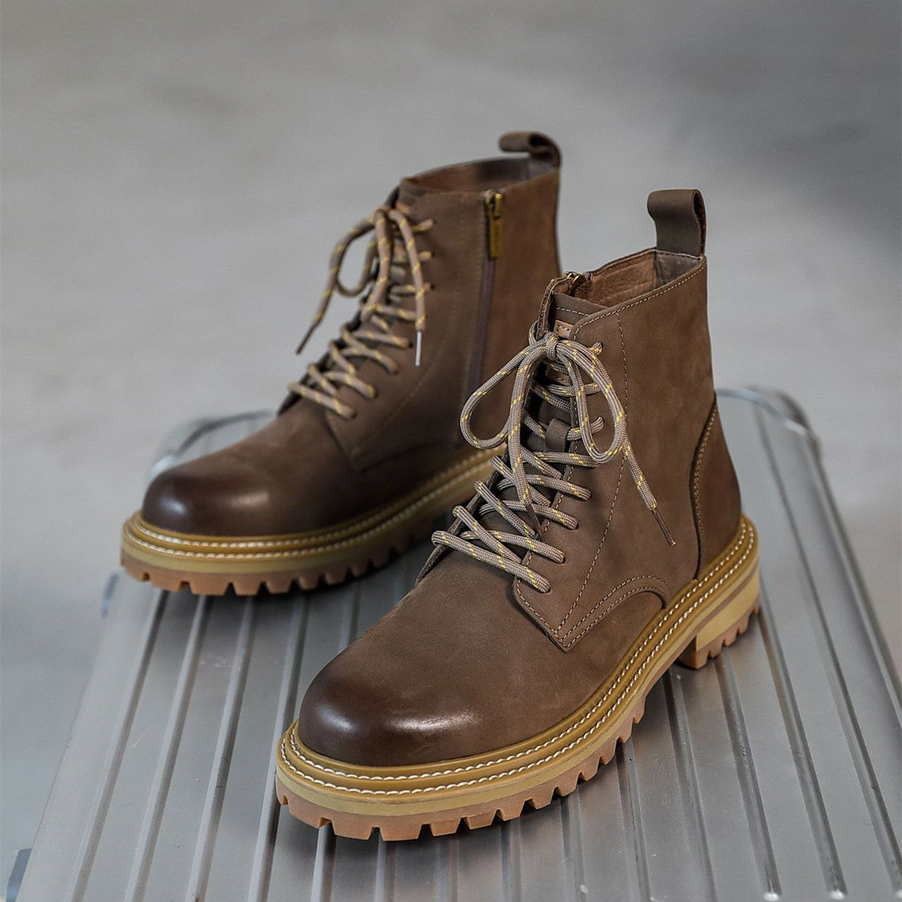 Frontier Lace-Up Boots