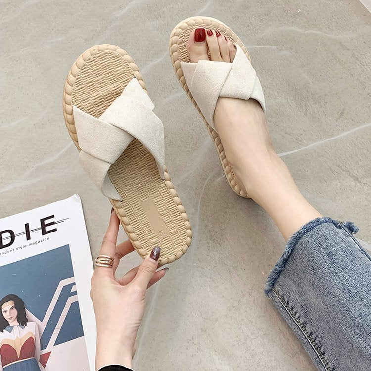 Criss-Cross Chill Sandals