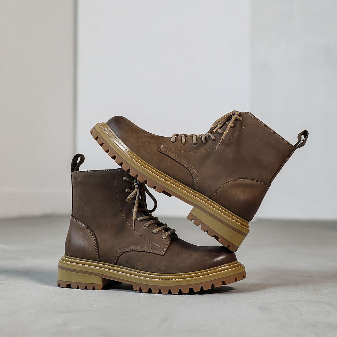 Frontier Lace-Up Boots