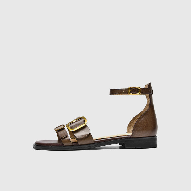 Vintage Charm Ankle Sandals