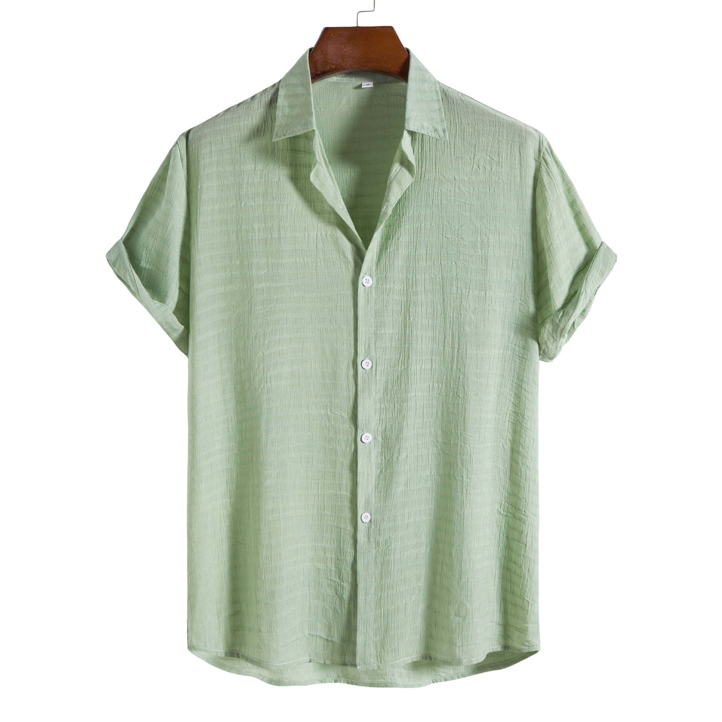 Minimal Check Linen Shirt