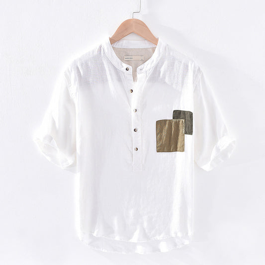 Pocket Accent Summer Shirt