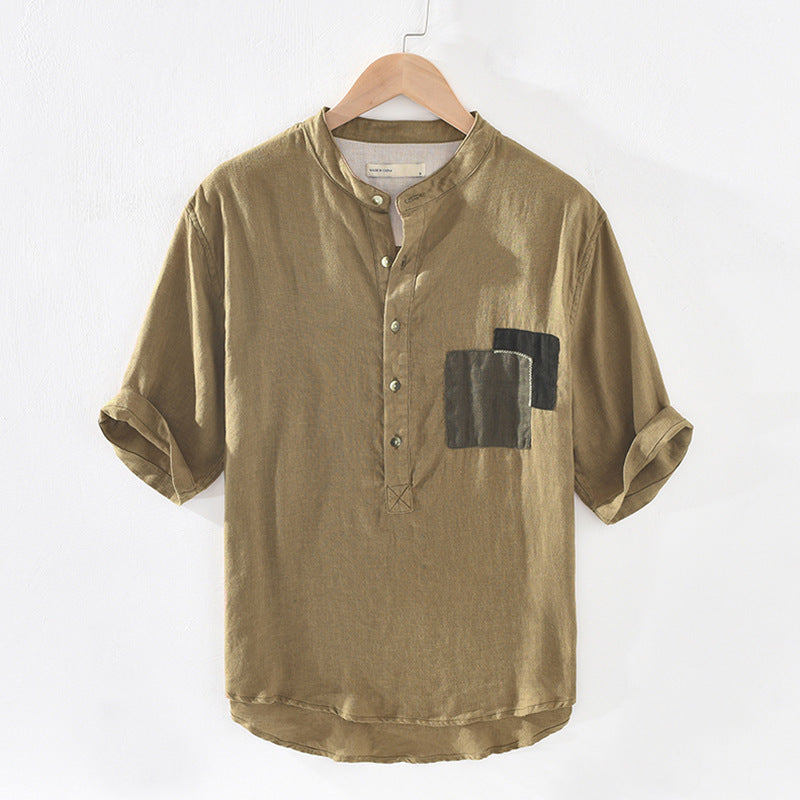 Pocket Accent Summer Shirt