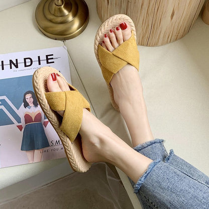 Criss-Cross Chill Sandals