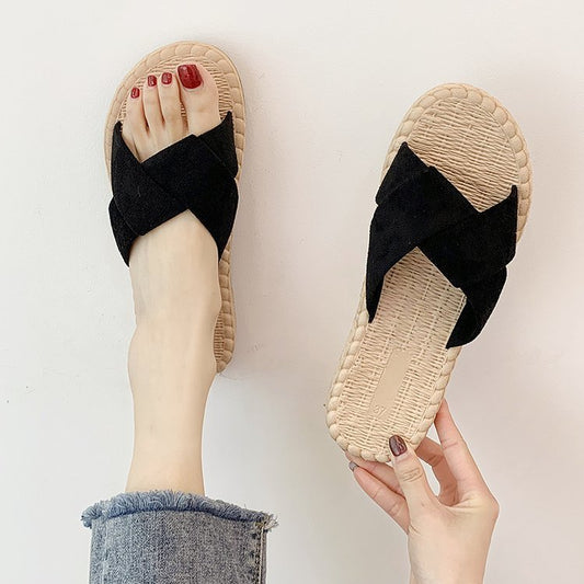 Criss-Cross Chill Sandals