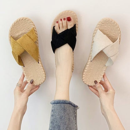 Criss-Cross Chill Sandals
