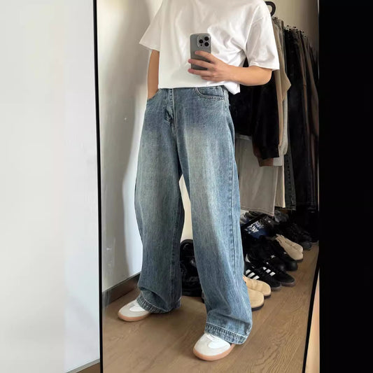 Retro Loose-Fit Straight Leg Jeans