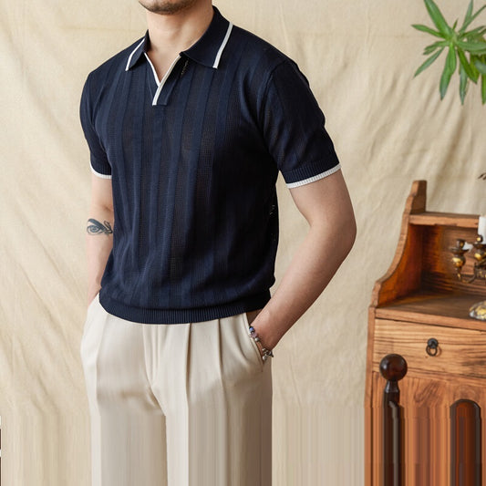 Classic Mesh Weave Polo