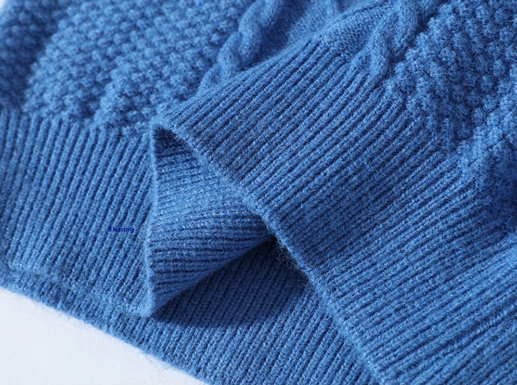 Classic Knit Textured Sweater