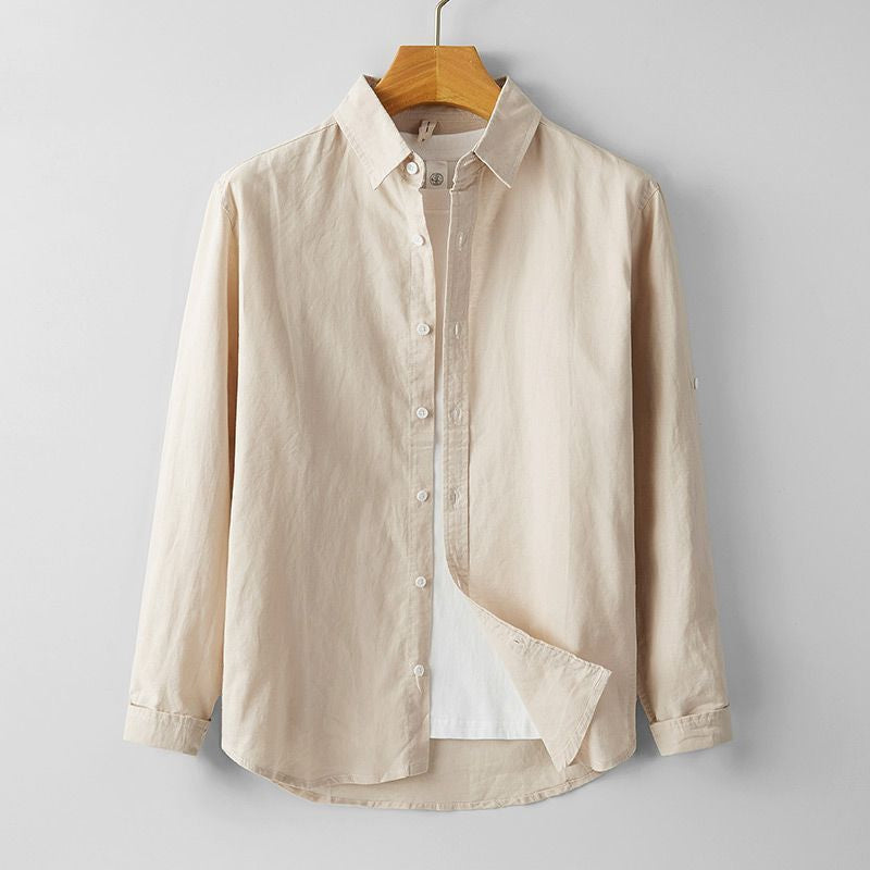 Coastal Linen Button-Up Shirt