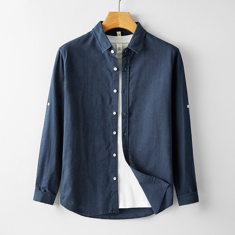 Coastal Linen Button-Up Shirt