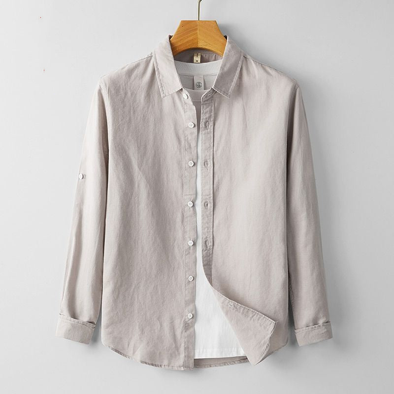 Coastal Linen Button-Up Shirt