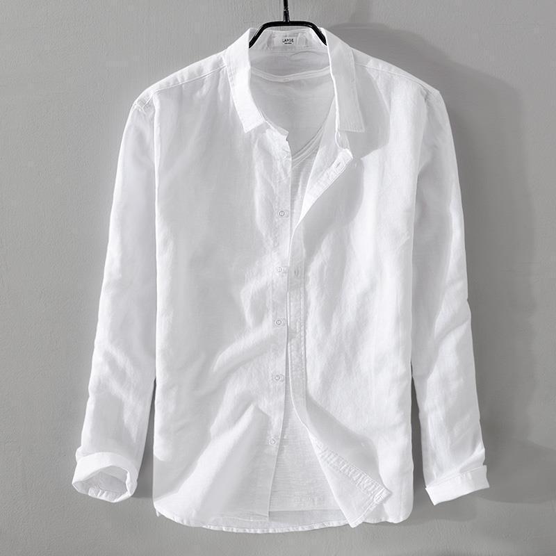 Coastal Linen Button-Up Shirt