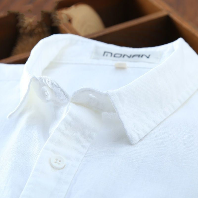 Coastal Linen Button-Up Shirt