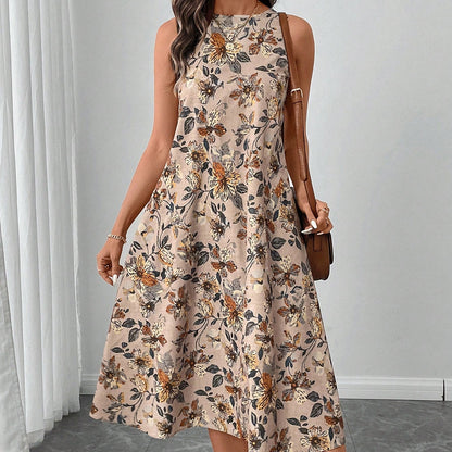 Elegant Summer Garden Midi Dress