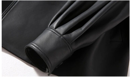 High Street Tailored Leather Jacket