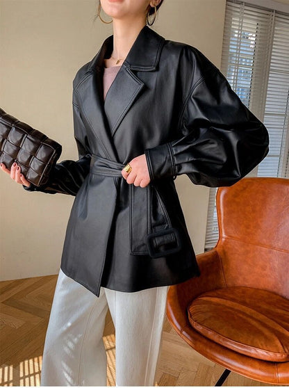 High Street Tailored Leather Jacket