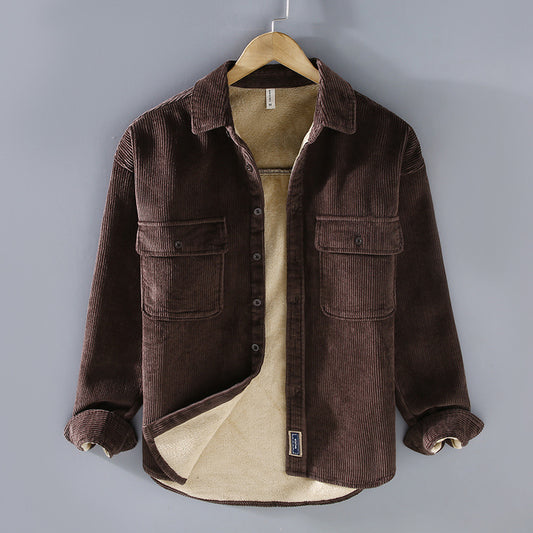Insulated Corduroy Casual Jacket