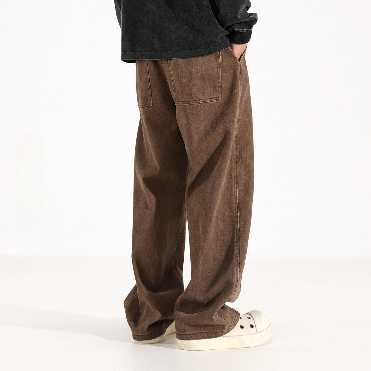 Mocha Drop Loose Jeans