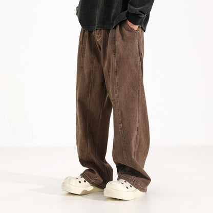 Mocha Drop Loose Jeans
