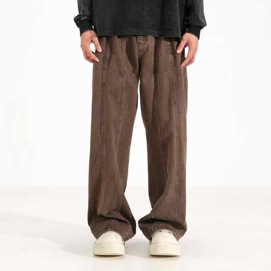 Mocha Drop Loose Jeans