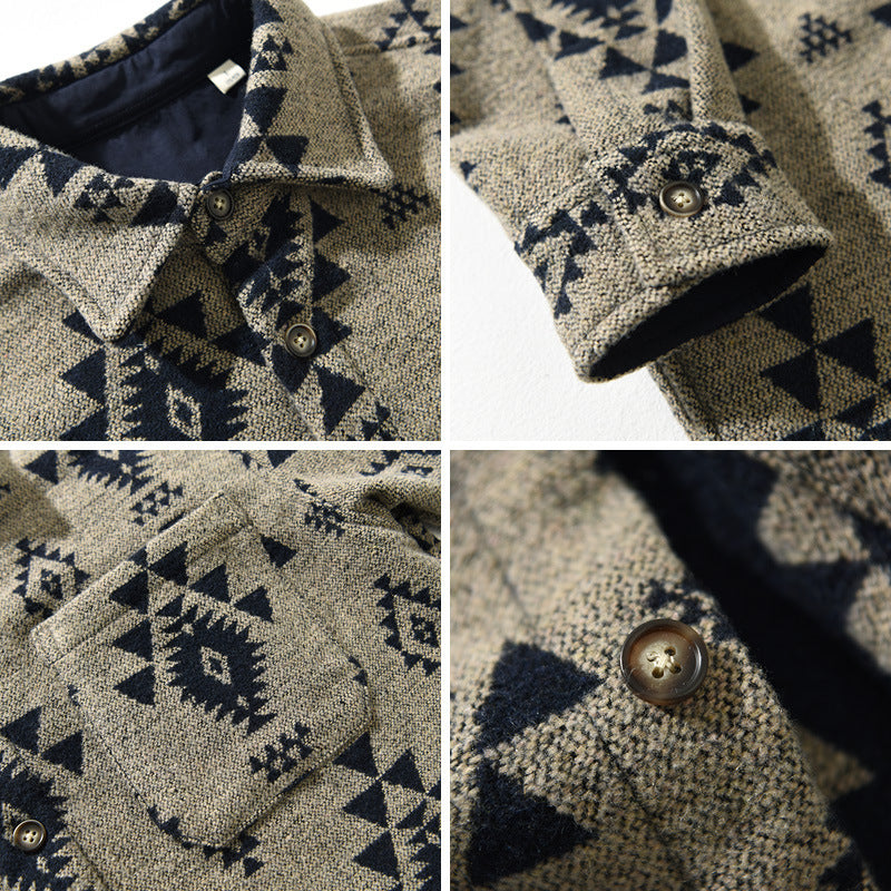 Casual Oversized Wool Jacket