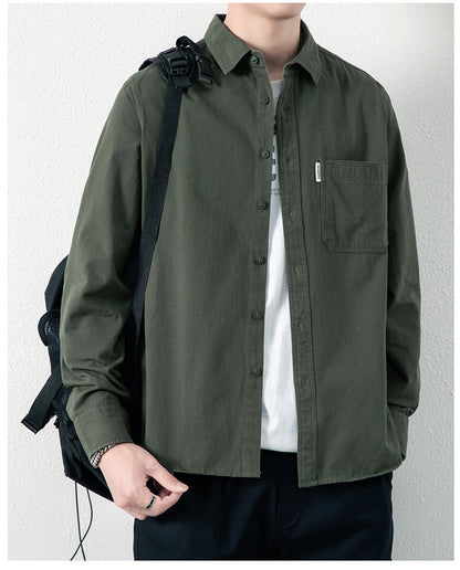 Urban Utility Long Sleeve Shirt with Pocket