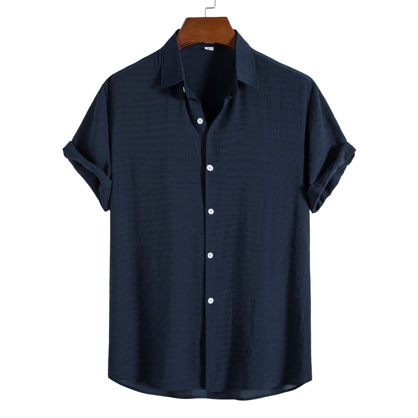 Minimal Check Linen Shirt