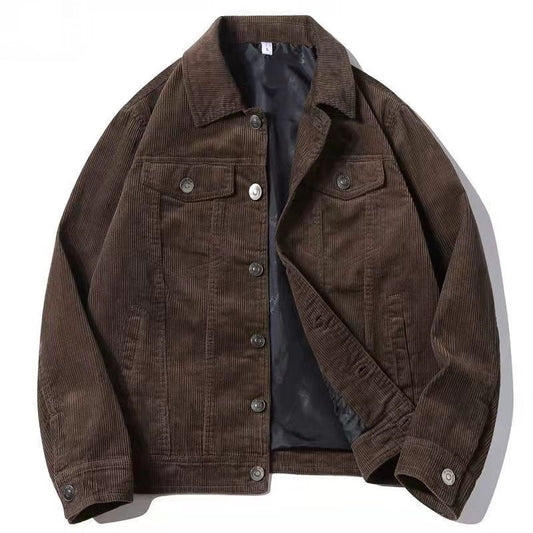 Vintage-Inspired Corduroy Jacket for Men – Timeless Casualwear